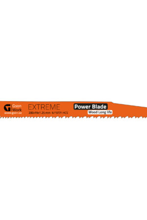 Tigerblade Extreme Wood 200 x 19 x 1,25 mm , 6/10 TPI 5 st