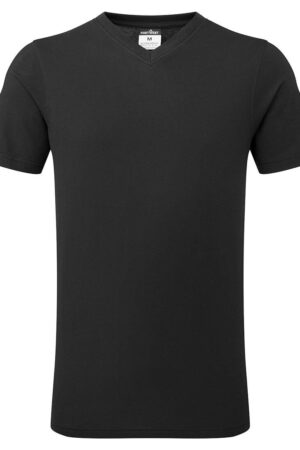 B197 - T-shirt med V-ringning i bomull