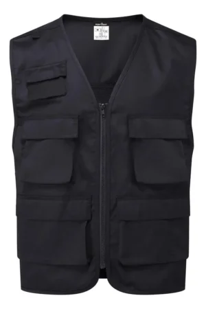 C704 - Arbetsväst Svart