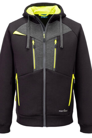 DX472 - DX4 Hoddie Med Hel Dragkedja Vit