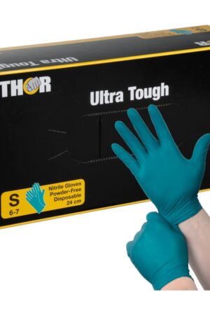 THOR Ultra Tough – Blå, puderfria handskar (100 st/förpackning)