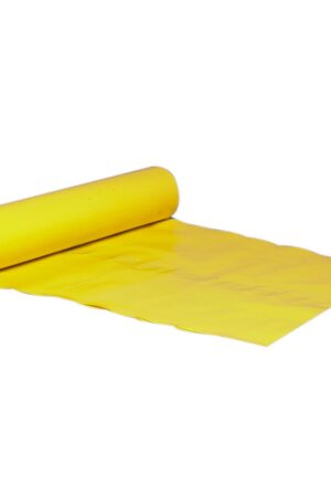 Sopsäck – 100 L, gul, 72 x 112 cm, LDPE/återvunnen (10 rullar/kartong)