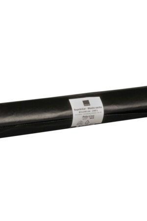 Sopsäck 240 l, svart, LDPE, 140x87cm (Kartong/12rl)