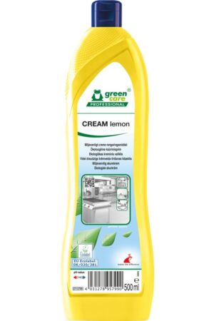 Skurkräm Green Care Professional, CREAM Lemon, 500 ml, färglös, med doft (Kartong/10st)