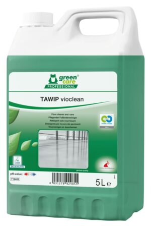 Golvrengöring och -vård Green Care Professional TAWIP Vioclean, 5 l, med färg och doft (kartong/2ST)