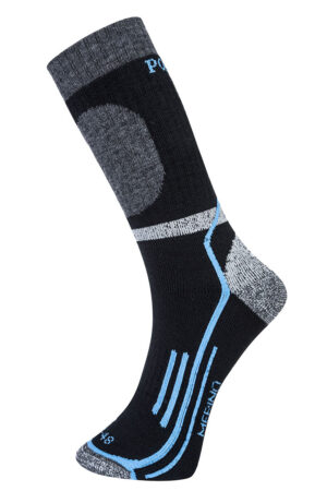 SK34 - Winter Merino Sock Svart
