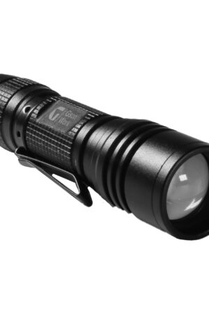 Tactical Mini LED Flashlight ( Zoom ) 100 lumen