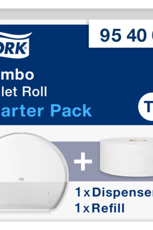 Tork T1 Starter Pack Dispenser Jumbo Toalettpapper, Kvantitet: 1 Styck