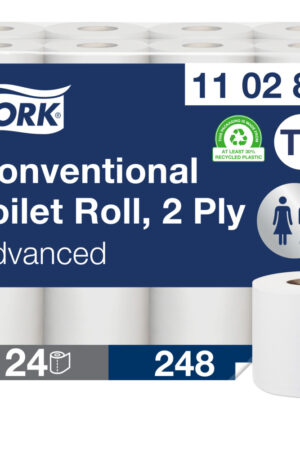 Tork T4 Advanced 2 lager Toalettpapper (24/rullar)
