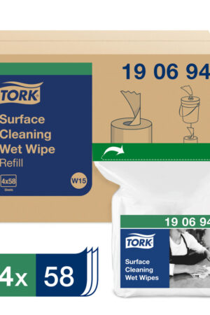 Tork Ytrengöring Våtdukar Refill Våtduk Tork Ytrengöring 58st/fp, FSC
