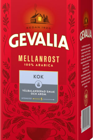Gevalia Mellanrost Kok Kaffe, Kvantitet: 12 Styck