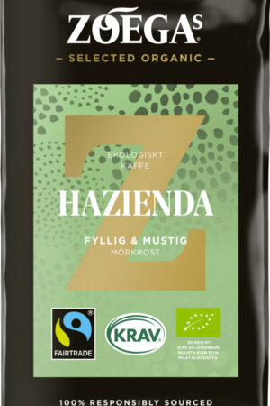 Kaffe Zoégas Hazienda Rättvisemärkt krav Fairtrade, Kvantitet: 12 Styck