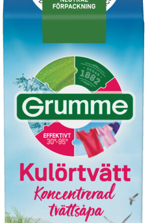 Grumme Flytande Kulörtvätt Sensitive 750ml, Kvantitet: 8 Styck
