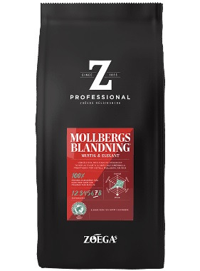 Zoégas Mollbergs Blandning Hela Bönor Kaffe, Kvantitet: 8 Styck