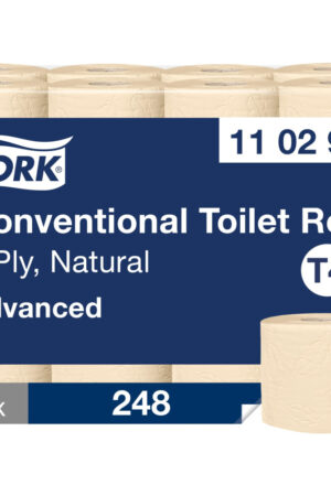 Tork Toalettpapper Natur 2-lagers T4, Kvantitet: 24 rullar