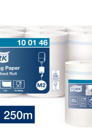 Tork M2 1 lager Avtorkningspapper Centrummatat, Kvantitet: 6 rullar
