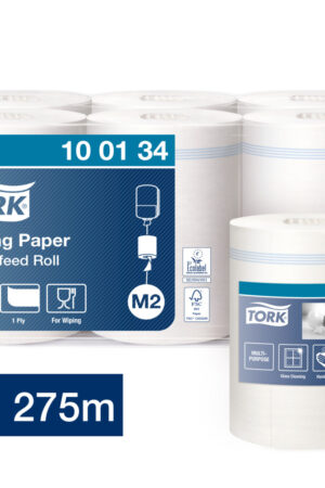 Tork M2 1 lager Avtorkningspapper Centrummatat, Kvantitet: 6 rullar