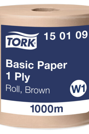 Tork W1 Basic rulle 1 lager Avtorkningspapper, Kvantitet: 1 Rulle