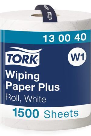 Avtorkningspapper Tork Plus 2-l Stor rulle W1 Quick Dry 510mx37cm, FSC (1ST rulle)