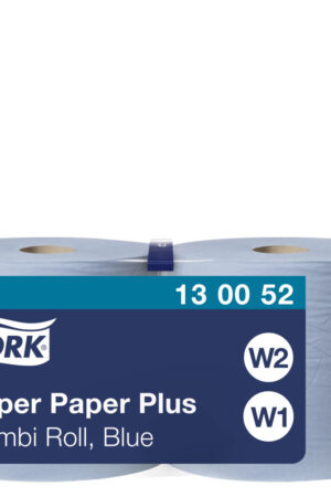 Tork W1/W2 Plus rulle 2 lager Avtorkningspapper (2st/rullar)