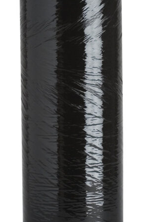 Handsträckfilm plangjuten Handsträckfilm 20my 0,45 x 300m, plangjuten, svart, Kvantitet: 6 rullar