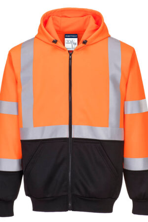 B315 - Hi-Vis Tvåfärgad Blixtlås hood