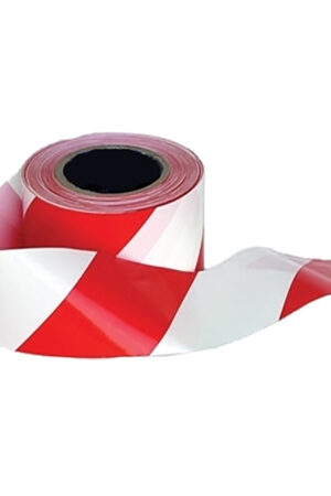 BT10 - Barricade / varning Tape Röd/Vit