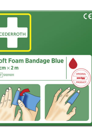 Cederroth Soft Foam Bandage Soft Foam Bandage Cederroth 6cmx2m, blå