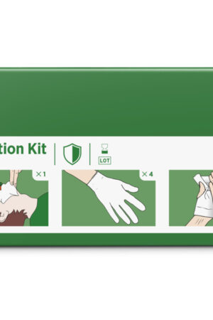 Cederroth Skyddspaket, Skyddspaket Cederroths andningsmask, handskar, savett