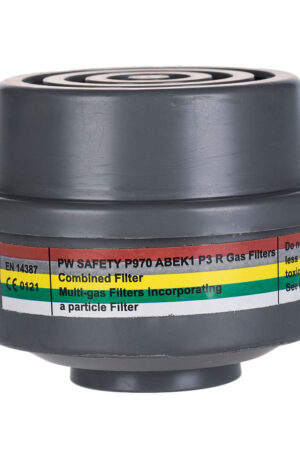 P970 - ABEK1P3 Kombinationsfilter Special Trådanslutning Grå