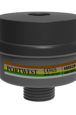 P976 - ABEK2P3 Combination Filter Universal Thread (Pk4) Svart