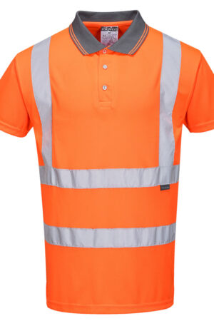 RT22 - Hi-Vis Kort Ärmad pikétröja Orange