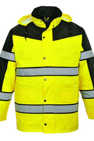 S462 - Hi-Vis Klassisk Två Färgad Jacka Gul:
