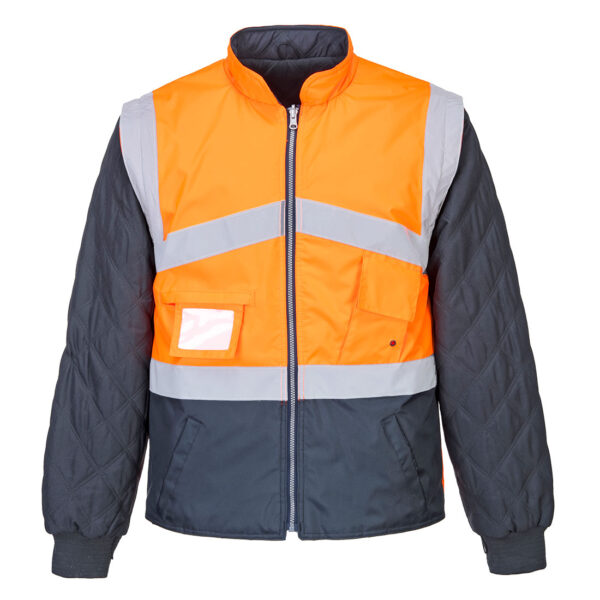 S769 - Hi-Vis 2-Färgs Jacka - Vändbar - Bild 2