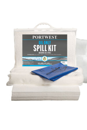 SM61 - PW Spill 50 Liter Endast olje Kit Vit
