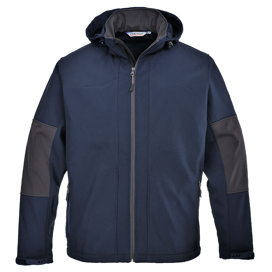 TK53 - Softshell med Huva (3L) Svart - Bild 2