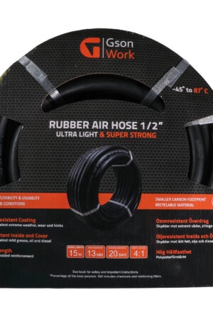 Rubber Air Hose 1/2" 15m