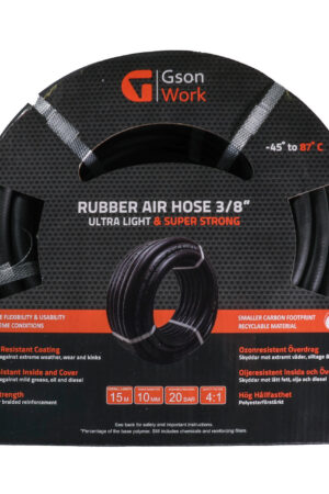 Rubber Air Hose 3/8" 15m