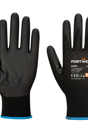 A355 - NPR15 Nitrilskum pekskärmshandske, Svart, (12PAR)