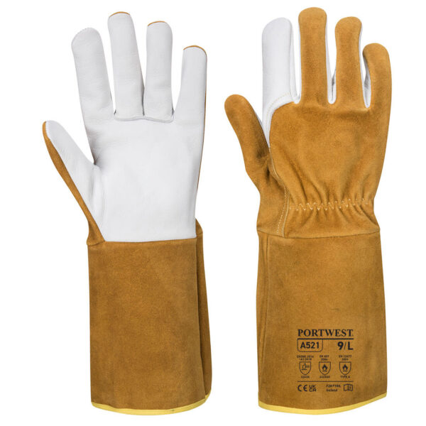 A521 - TIG Ultra Welding Gauntlet Brun