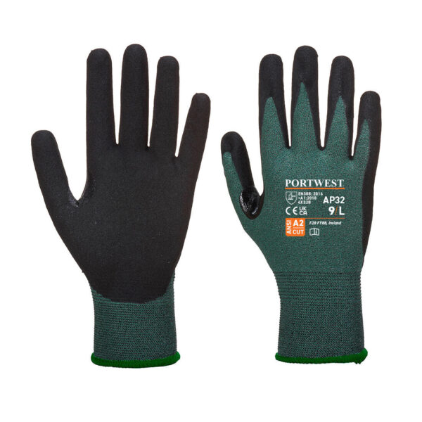 AP32 - Dexti skär Pro Handske Svart/Grå (12PAR)