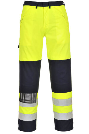 FR62 - Hi-Vis Multi-Norm Byxa Gul/Marinblå