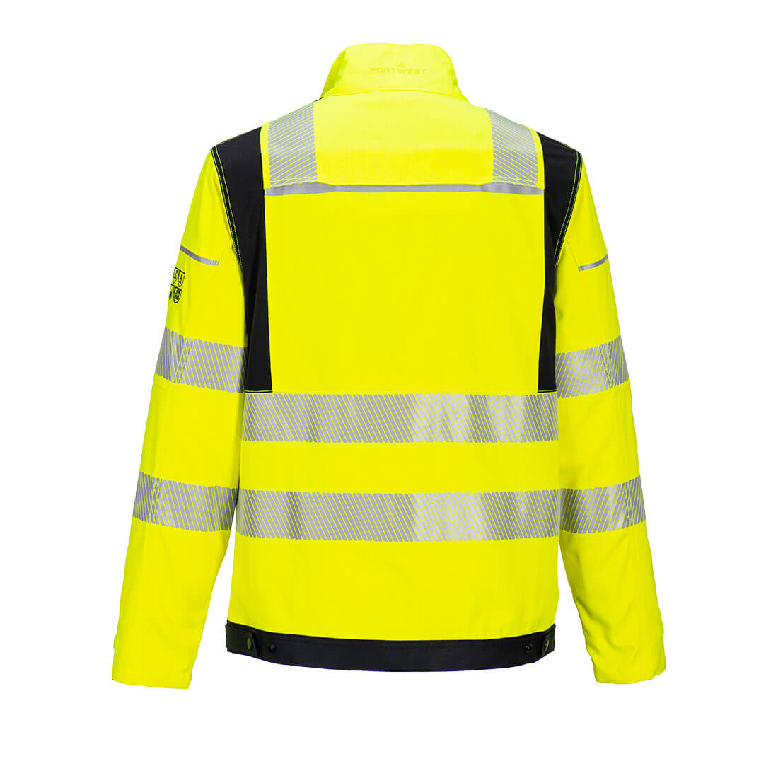 FR714 - PW3 FR Modaflame Hi-Vis Arbetsjacka Stretch Klass 3 Gul/Svart - Bild 2