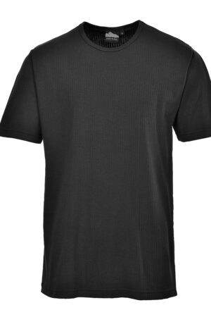 B120 - Termisk T-shirt Kortärmad Svart