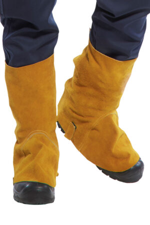 SW32 - LÄDERSTÖVEL Skydd Gulbrunt