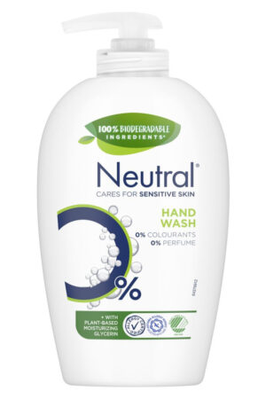 Handtvål Neutral med pump 250 ml – Mild och doftfri för känslig hud