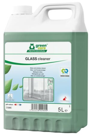 Glasrengöringsmedel, Green Care Professional GLASS Cleaner, 5 l, med färg och doft, kartong 10L